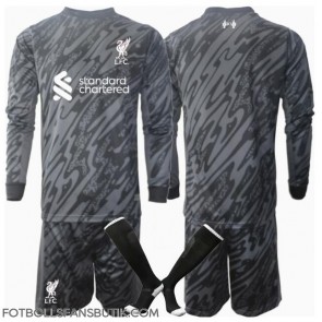 Liverpool Målvakt Replika Hemmatröja Barn 2024-25 Långärmad (+ Korta byxor)